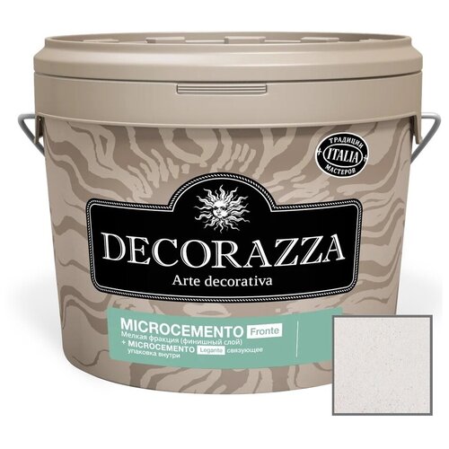 Декоративное покрытие Decorazza Microcemento Fronte + Legante MC 001 15,3 кг