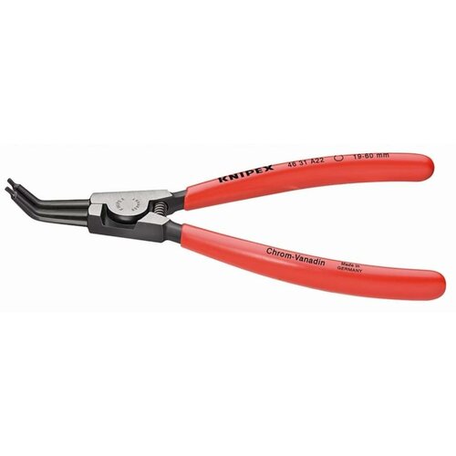 KNIPEX Щипцы для внешних стопорных колец 19-60мм изогнутые KNIPEX KN-4631A22