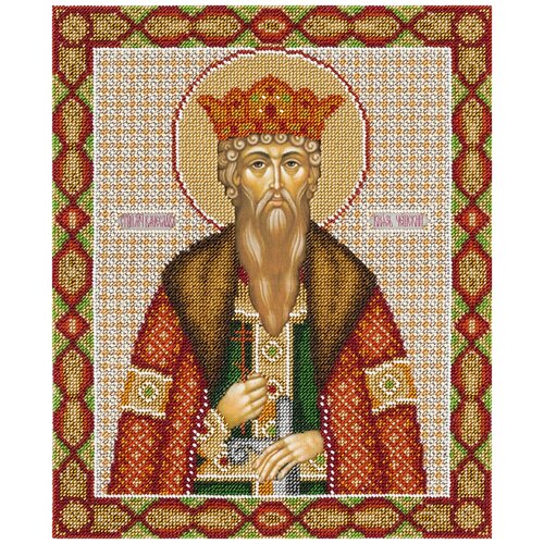 фото Набор для вышивания panna "икона святого благоверного князя вячеслава чешского", арт. цм-1878, 25,5х30,5 см