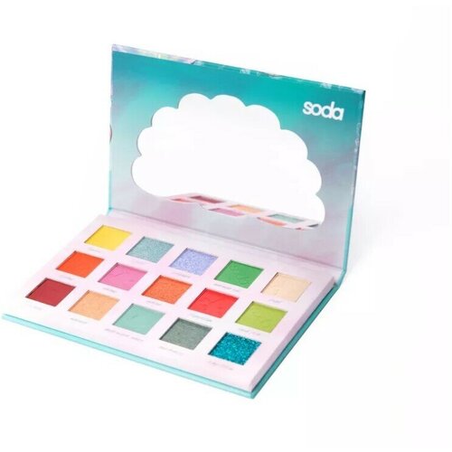 SODA Палетка теней UNDER THE SEA EYESHADOW PALETTE #exploretheocean палетка soda палетка для лица we share the earth exploretheocean