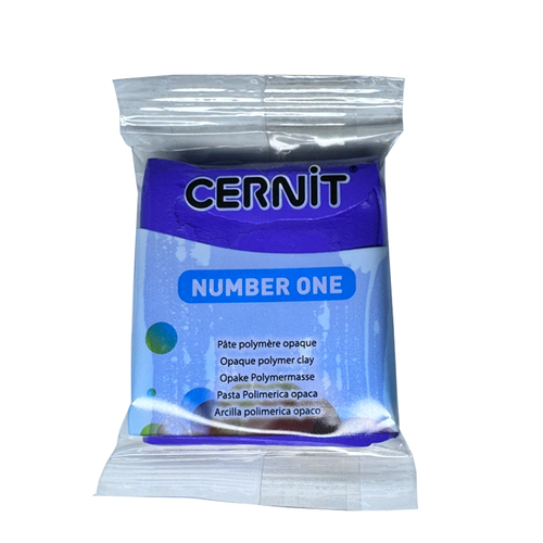 Запекаемая полимерная глина (полимерная пластика, полимерный моделин) Cernit Number One 56г (№900) цвет фиолетовый
