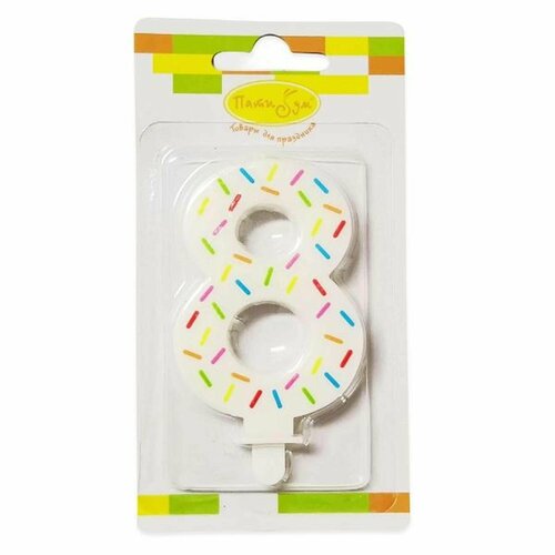 Свеча для торта Цифра 75см Искры 8 250₽