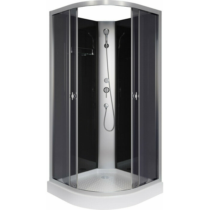 фото Душевая кабина Niagara E90/13/TN/BK 90х90х200