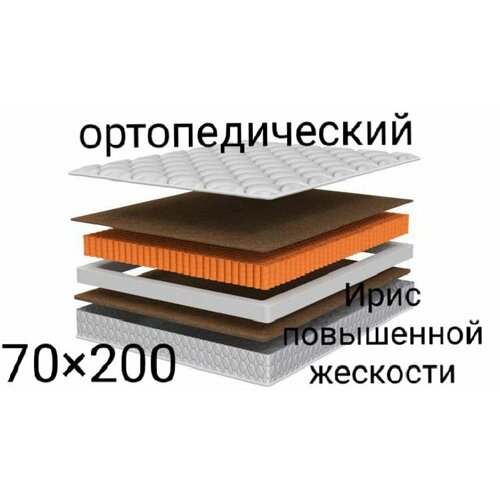 Матрас ирис 70х200 высота 22см независимый пружинный блок Боннель, повышенной жесткости
