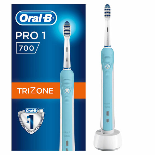 Электрическая зубная щетка Oral-B TriZone Pro 1 700 зубные щетки cvdent зубная щетка cvdent oral pro extra soft