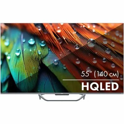 Телевизор 55" Haier Smart TV S4 DH1VMZD01RU, серый, смарт ТВ