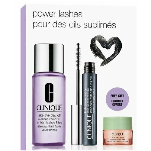 Набор подарочный Clinique средство для снятия макияжа тушь для ресниц крем для кожи вокруг глаз 4600₽