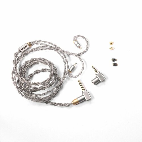 DdHiFi BC130 Pro Nyx Pro Flagship Shielded Earphones Upgrade Cable бесцветный, серебристый, белый