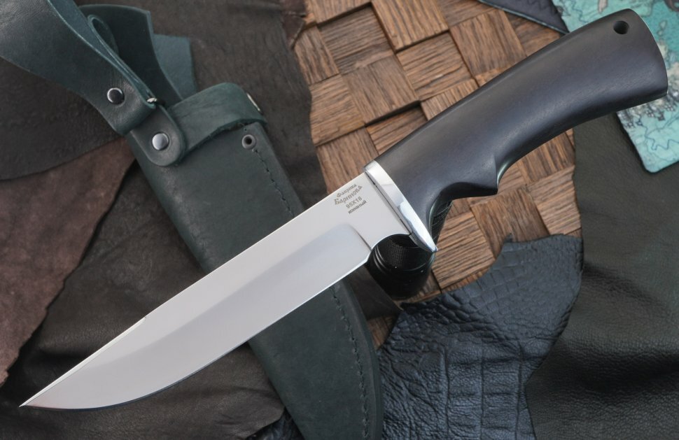 Ножевая мастерская Курносова нож Осетр, сталь 95х18, рукоять граб