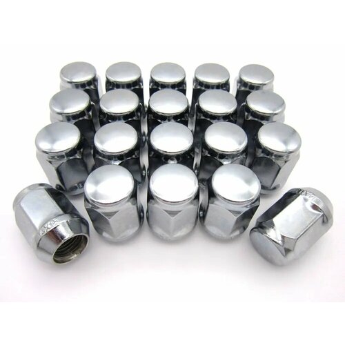 Гайки колесные М14Х15 под ключ 21 мм высота 35 мм конус с выступом закрытые 20 шт 2700₽