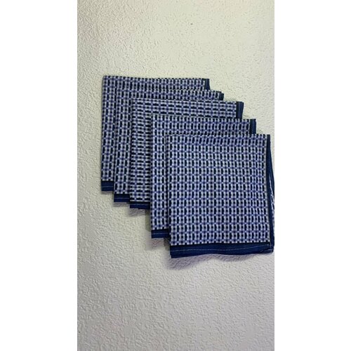 Носовой платок , 5 шт., голубой