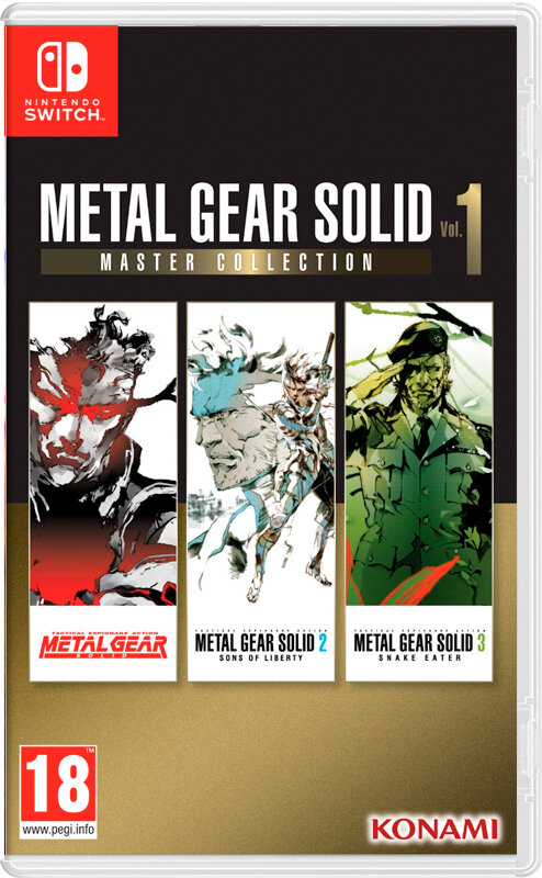 Картридж для Nintendo Switch Metal Gear Solid Master Collection Vol.1 англ Новый