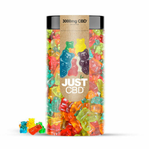 JUST CBD Мармелад Bear с КБД 3000 мг / Каннабидиол (CBD) / Экстракт / CBD Bear Gummies /