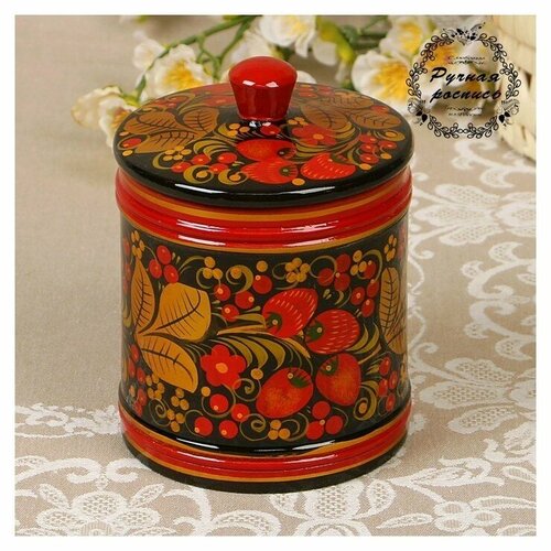 Хохлома поставок диаметр 10см высота 16см 1340₽