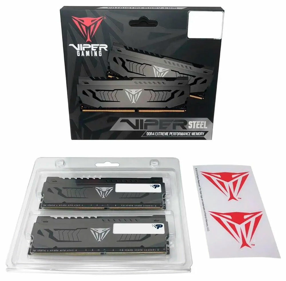 Оперативная память Patriot Memory DDR4 32GB (2x16GB) 3600MHz Viper (PVS432G360C8K) — фото 1