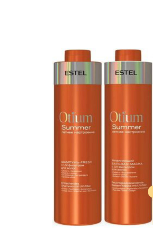 Комплект увлажняющий с UV-фильтром для волос OTIUM SUMMER (Шампунь 1000 мл + бальзам 1000 мл)