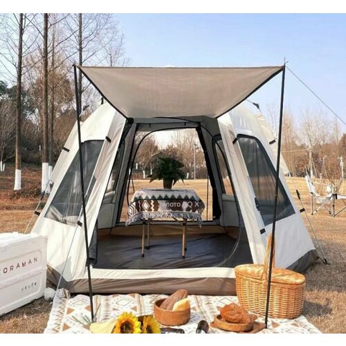 Автоматическая палатка 4-х местная / Палатка самораскладывающаяся 240х240х170 см