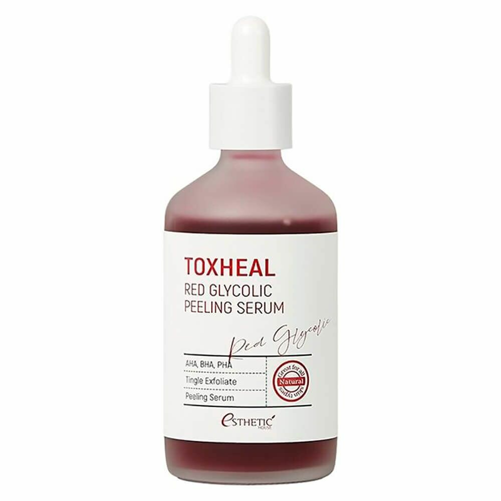 Esthetic House Пилинг-сыворотка с AHA-, BHA-, PHA-кислотами Toxheal Red Glyucolic Peeling Serum