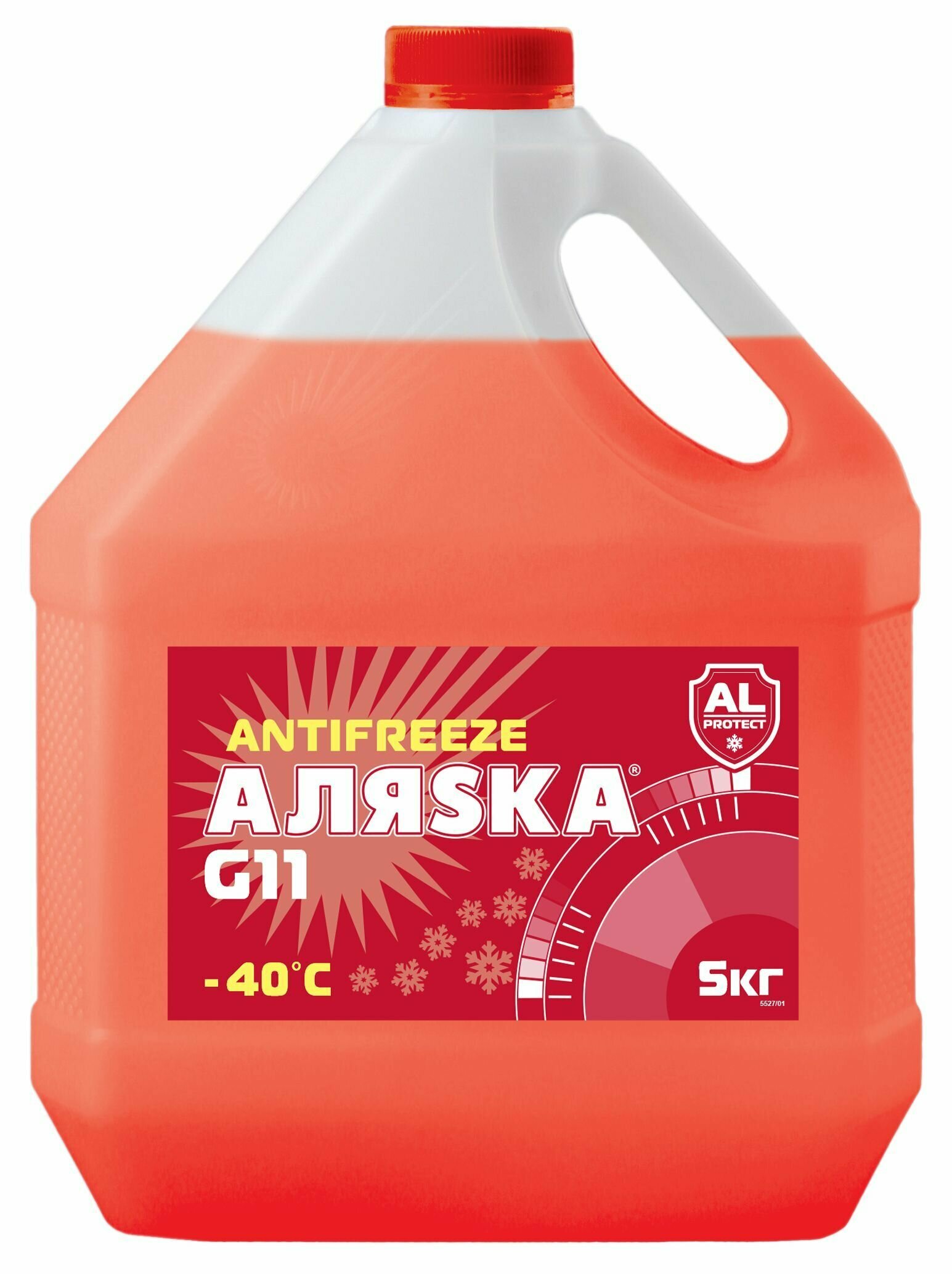 Антифриз Аляsка красный А-40 G11, 5 кг