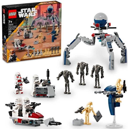 Конструктор Lego ® Star Wars™ 75372 Боевой набор солдат-клонов и боевых дроидов