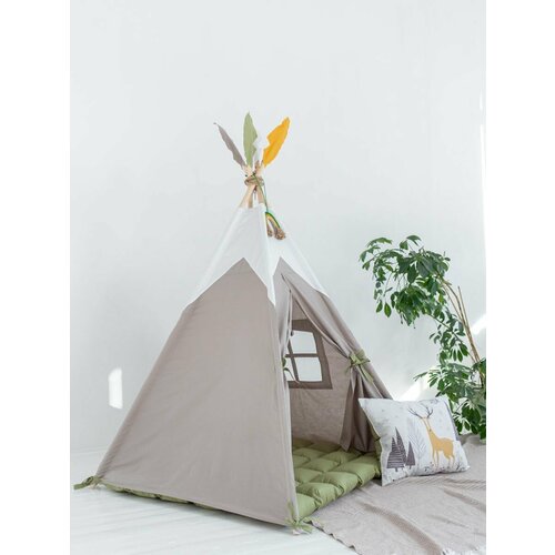 Вигвам детский c ковриком, игровой домик для детей Tipi.room