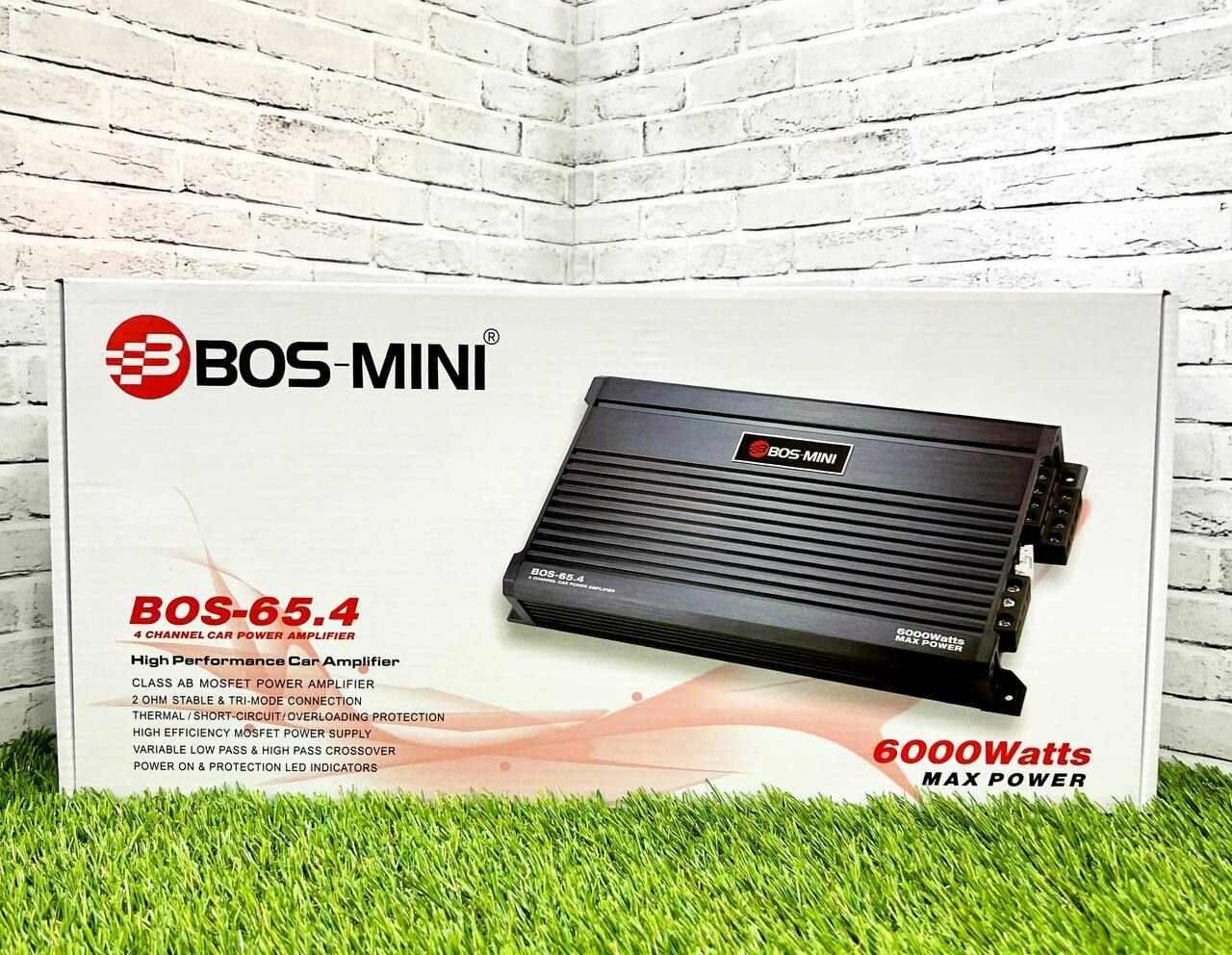 Усилитель автомобильный Bos mini BOS 65.4