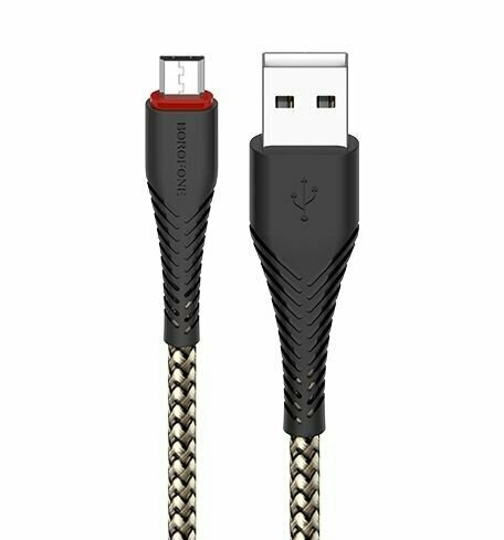 Кабель microUSB (BOROFONE (6931474703477) BX25 USB (m)-microUSB (m) 1.0м - черный)