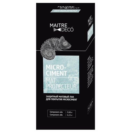 Защитный лак Maitre Deco «Microciment Protecteur» 2 компонента 0.83 кг