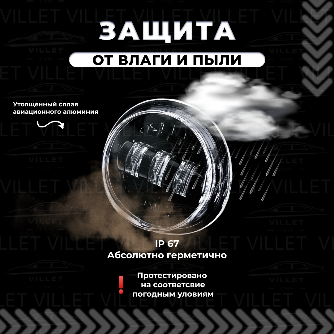 Светодионные противотуманные фары Мазда 2, 3, 5, 6, птф мазда СХ-5 / CX-7 / CX-9 / MX-5 / RX-8, туманки мазда Atenza — фото 1