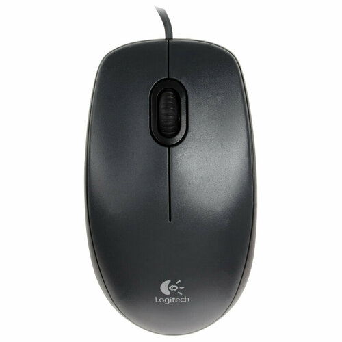 Мышь проводная LOGITECH M100 USB 2 кнопки 1 колесо-кнопка оптическая черно-серая 511454 135900₽