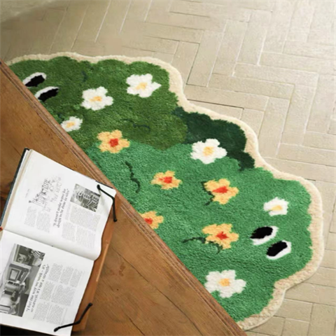 фото Ковер "Лесной мох", 60x90 см, имитация кашемира