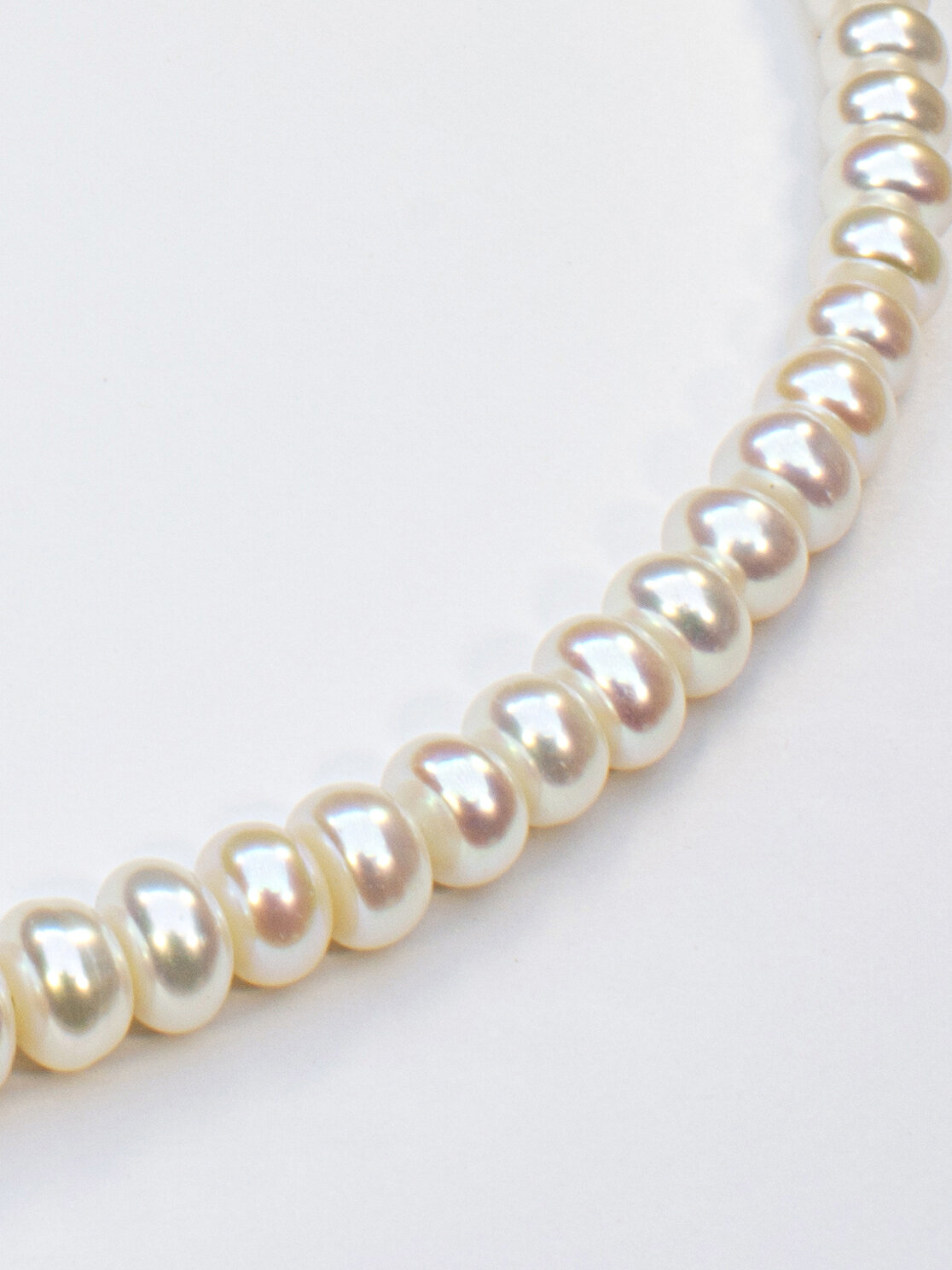 Чокер JEWELRY A VENTO, жемчуг пресноводный культивированный, длина 35 см, жемчужный, серебристый — фото 1