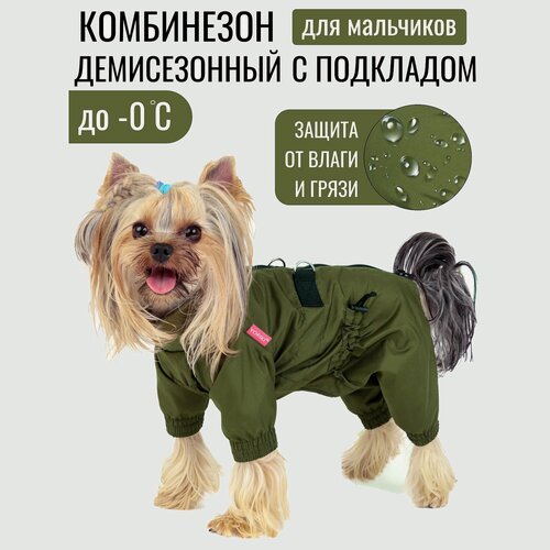 Изображение товара Комбинезон для собак мелких пород Yoriki Авокадо мальчик р. XL