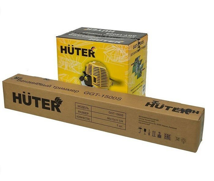 Бензиновый триммер GGT-1500S Huter 2-х тактный с воздушным охлаждением70/2/10
