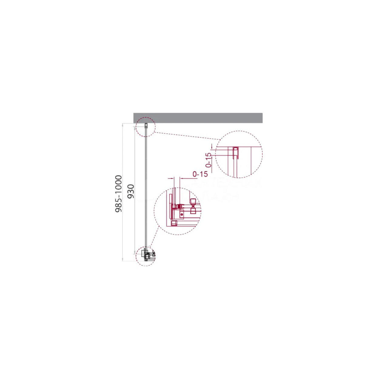 Душевая стенка BelBagno - фото №2