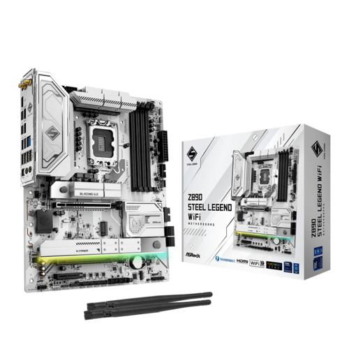 Материнская плата ASRock Z890 Steel Legend WiFi ATX Z890 4хDDR5 4хM2 3хPCIe 1хHDMI 36420₽