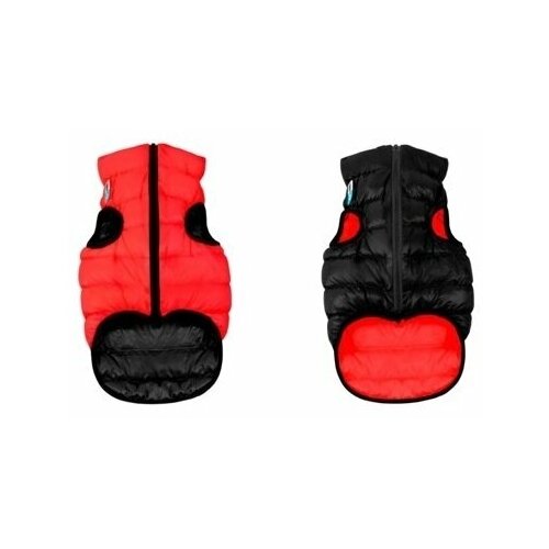 фото Airyvest курточка двухсторонняя эйривест, размер xs 22, красно-черная. спина: 33-35см, объем груди: 20-22см