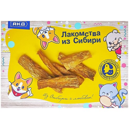 Лакомство для собак, Говяжья жилка АКД, 100 г doglunch лакомство для собак становая жилка говяжья