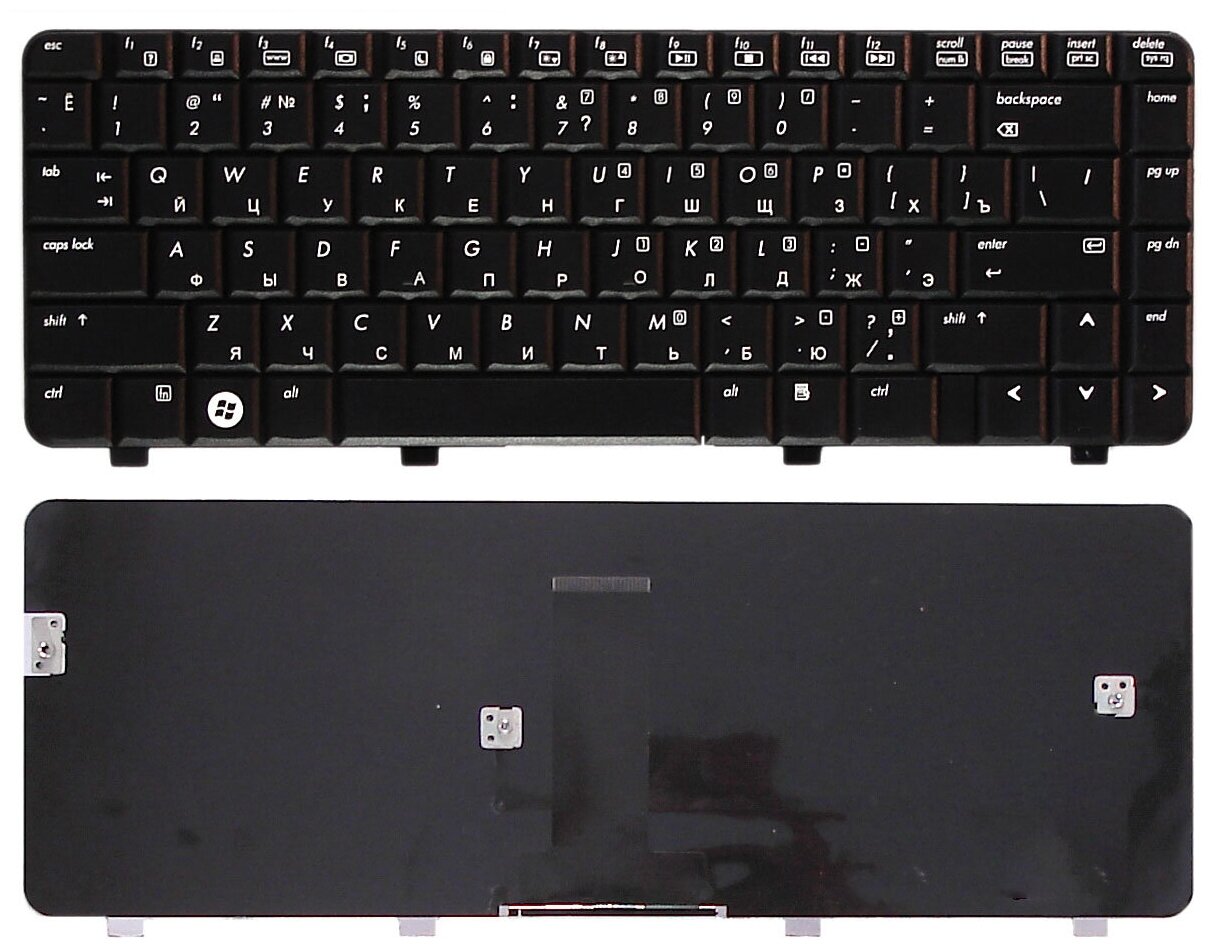 Клавиатура для ноутбука HP Presario CQ40 CQ41 CQ45 черная