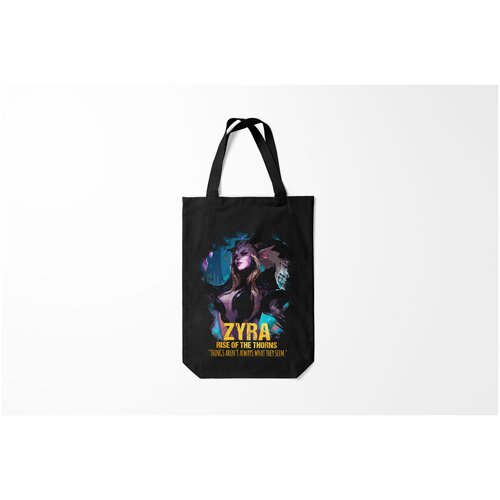 фото Сумка-шоппер / 31х42 см / геймерам / league of legends zyra burnettie