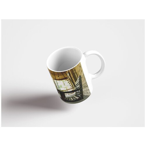 фото Кружка "скамейка, велосипед, стул 320 мл. белая" lotsprints