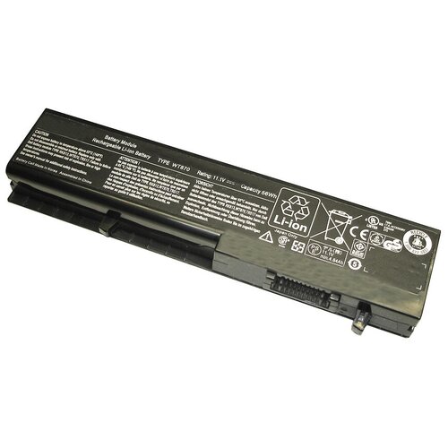 фото Аккумулятор для ноутбука dell studio 1435 (rk813) 11.1v 4400mah черный