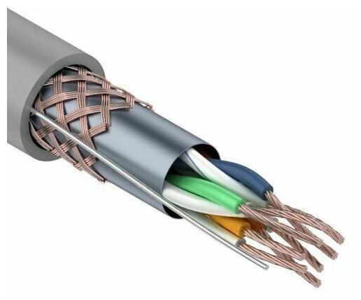 Кабель Rexant 01-0343 SFTP 4PR 24AWG CAT5e 305м STRANDED