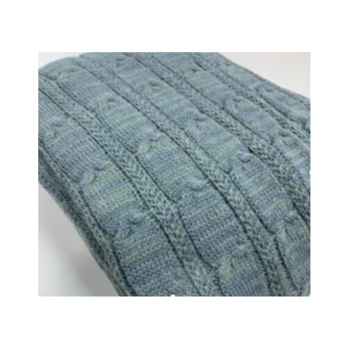 Покрывало вязаное 160х200, плед, 70% шерсть, 30% акрил