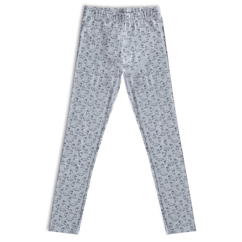 фото Леггинсы для девочки me&we цв. серый р. 122 me & we