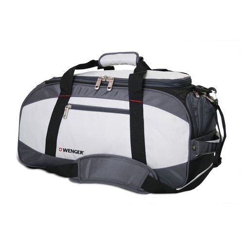 фото Wenger сумка спортивная wenger, серый/чёрный, полиэстер 1200d, 52х25х30 см, 39 л