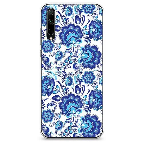 фото Силиконовый чехол "фон гжель" на honor 30i / хонор 30i case place