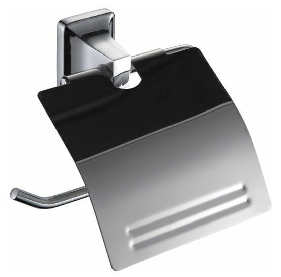 Держатель для туалетной бумаги Bath Plus с крышкой PRIME PR-9910 хромированная сталь