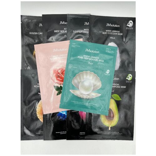 Маски для лица JMSolution (10 шт.) somebymi real honey luminous care mask 20g