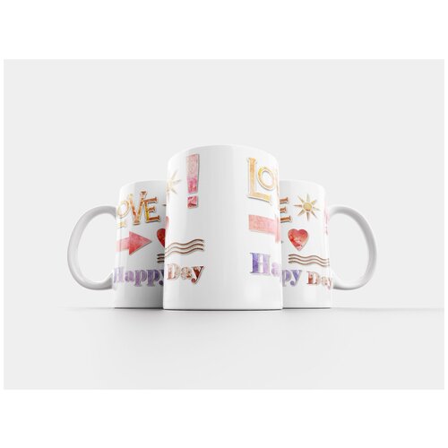 фото Кружка "слова, знаки, текст" 320 мл lotsprints